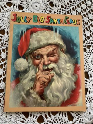Vintage Jolly Old Santa Claus Story Book