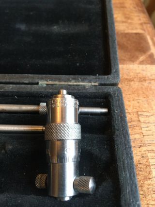 Vintage LS Starrett Athol MASS Inside Micrometer Machinist Tool Set w/ Case 2