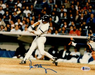 Don Mattingly Autographed Signed 8x10 Photo York Yankees Beckett Q03125