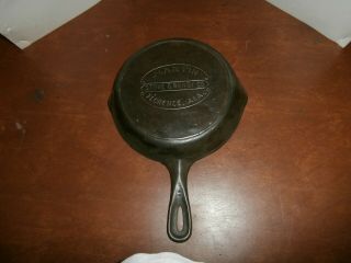 Vintage Martin Stove And Range Co.  Cast Iron Skillet 5 With Heat Ring