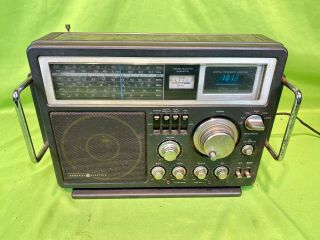 Vintage Ge General Electric World Monitor Am,  Fm,  Shortwave Radio Model 7 - 2990a