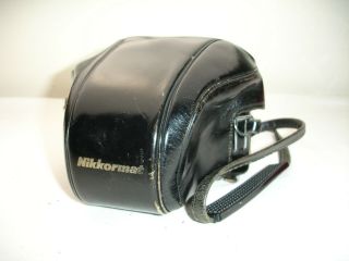 Nikon Nikkormat Camera Case,  Black,  Vintage 2928