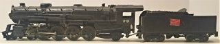 Vintage Ho Cast Milwaukee Road 312 4 - 8 - 2 Steam Locomotive & Tender