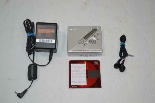 Vintage Sony Minidisc Walkman Model Mz - Nf810 Please Read