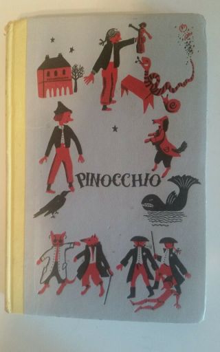 1955 The Adventures Of Pinocchio Book By Carlo Collodi