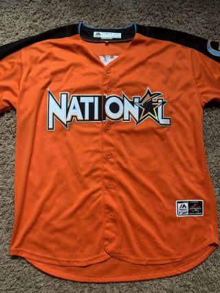 Charlie Blackmon Never Worn Signed 2017 Mlb All Star Game Jersey 19 Rockies