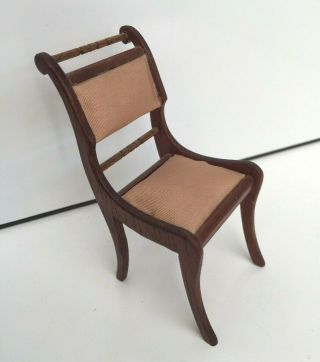 Georgian / Willian Iv Occasional Chair Dining Vintage Artist Signed Dolls House