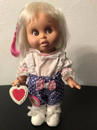 Vintage 1991 Galoob Baby Face Doll So Innocent Charlene
