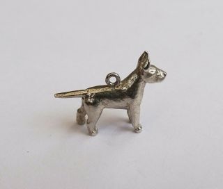 ‘pointer Dog?’ - Quality Vintage Silver Bracelet Charm.  3.  5 Grams.