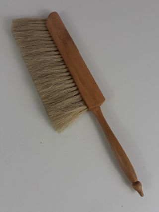 Vintage Traditional Dusting Brush Horsehair 14 1/2 "