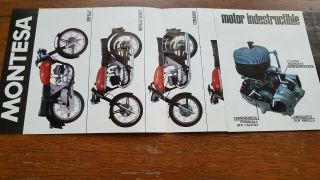 Montesa Motorcycle Sales Brochure Vintage Motor Bike Impala Comando