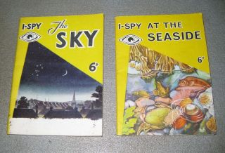 Vintage I - Spy At The Seaside And I - Spy The Sky 1963 Books