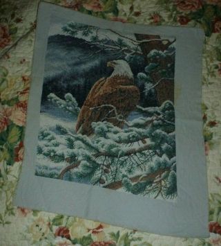 Vintage Embroidery Of Eagle