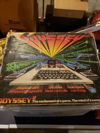 Vintage Magnavox Odyssey 2 Video Game System With Box