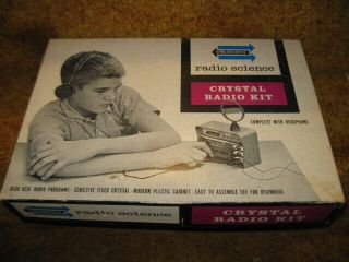 Vintage Remco Radiocraft Crystal Radio Set No.  106 1960 