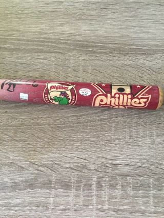 Ryan Howard Autograph Signed Philadelphia Phillies Mini Bat W/