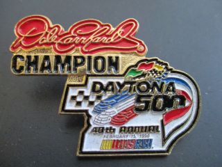 Nascar 40th Daytona 500 Dale Earnhardt Champion 1998 1 " Soft Enamel Racing Pin