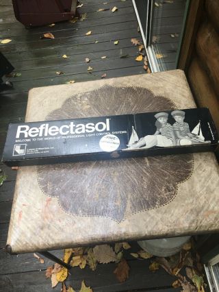 Vintage Reflectasol Rectangular Camera Lighting Reflector Black