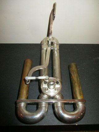 Vintage Brass Euphonium Valve For Musical Band Instrument