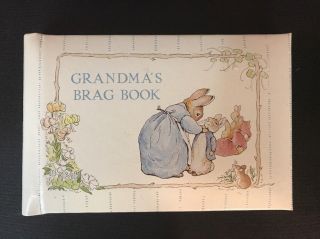 Beatrix Potter Peter Rabbit Grandmas Brag Book Photo Album Vintage 1990