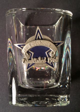 Just The Best - Dallas Cowboys Sq Shot Glass Logo,  Team Info,  Bowl Wins Vgc