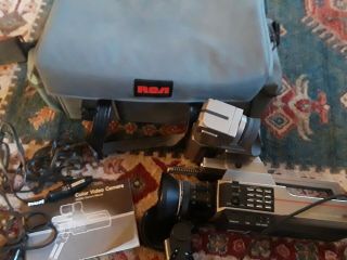 Vintage Rca Solid State Color Video Camera Model Cc030 3375h1090 W Case