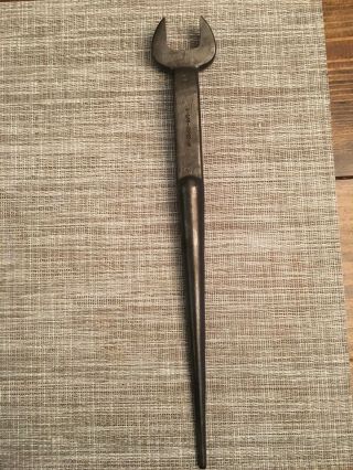 Vintage Klien 3/4 Offset Spud Wrench,  1 - 1 1/4,  3212 - H
