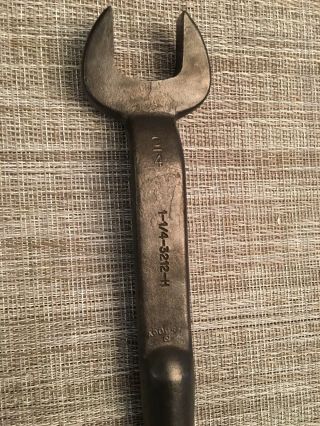 Vintage Klien 3/4 Offset Spud Wrench,  1 - 1 1/4,  3212 - H 2