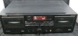 Teac W - 700r Dual Cassette Deck Dolby C Hxpro.  Vintage Stereo