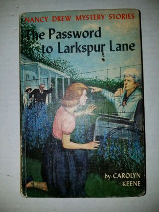 Nancy Drew - 1933 The Password To Larkspur Lane - Carolyn Keene,  Hc 10