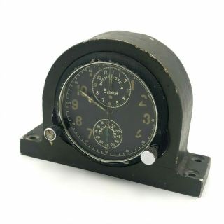 Russian Military Chronograph Cockpit Clock Achh 5 Days Flight Su Air Force Ussr