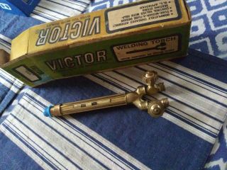 Victor J100 Cutting Welding Brazing Torch Handle Vintage Looks.