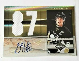 2010 Panini Limited Sidney Crosby Auto Patch 39/49 Penguins Autograph Patch