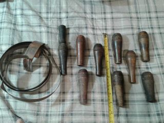 Vintage 1930s - 40s Hand Carved Wooden Duck Game Calls