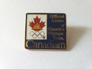Canadian Airlines 1988 Calgary Winter Olympic Games Pin