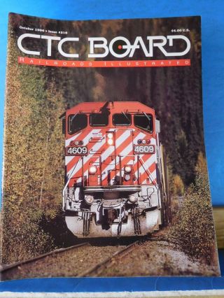 Ctc Board Railroads Illustrated 216 Oct 1996 Railroad News Photos Bc Rail Conr