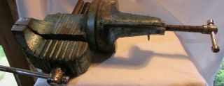 Vintage P&b Engineers Swivel Bench Vice 3 Inch Jaws