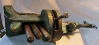 VINTAGE P&B ENGINEERS SWIVEL BENCH VICE 3 INCH JAWS 2
