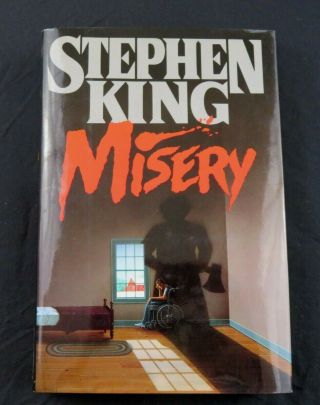 Vtg Stephen King Misery 1987 Hardcover Book True 1st Print 1st Ed W/dj