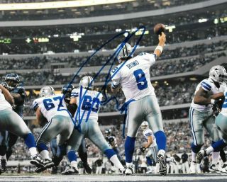Tony Romo Dallas Cowboys Nfl Football 8x10 Photo Autographed Signed