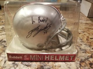 Ohio State Buckeyes James Laurinaitis Signed Riddell Mini Helmet W/ Case - Rams