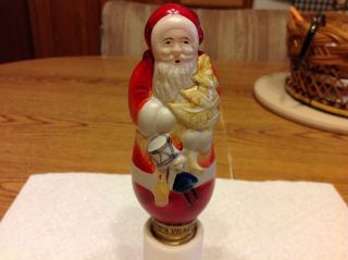 Vintage Christmas Tree Figural Santa Claus Light Bulb