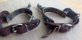 Rodeo Spur Set Korea Vintage Leather Straps