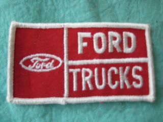 Vintage Ford Trucks Hat Patch 3 3/4 " X 2 1/8 "