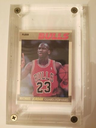 Michael Jordan Fleer 59 Of 132 Guard Forward Chicago Bulls Nba Basketball Card