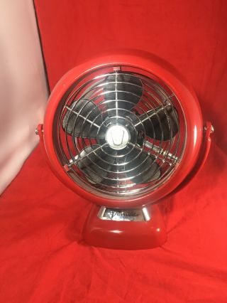 Vornado Vfan Jr.  Vintage Air Circulator Fan,  Red