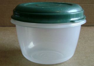 Vintage Rubbermaid Servin Saver 1 2 Cups Container With Green Lid Sa
