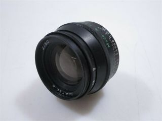 Vintage Jupiter - 8 50mm F/2.  0 Prime Lens With L39 Screwmount