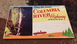 Vintage Columbia River Highway Book Of Postcards.  Oregon