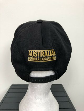 Vintage Fosters Adelaide Grand Prix 1989 Hat Cap Black Motorsport Formula One 3
